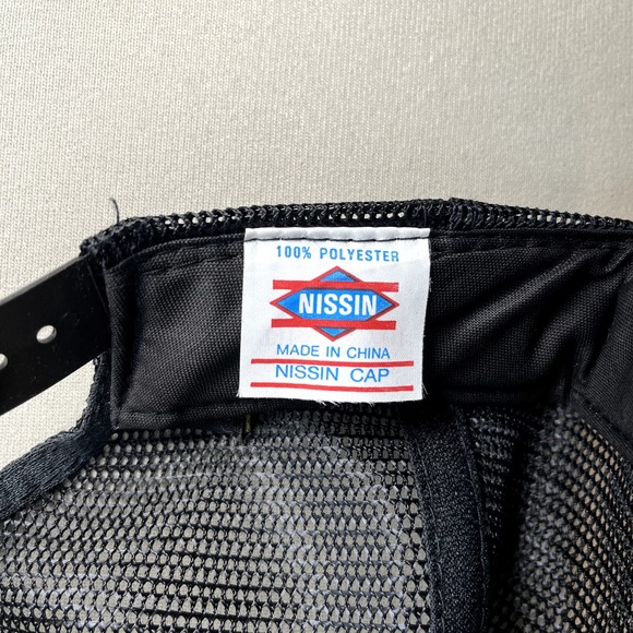 Vintage Bowling Hat Snapback Trucker Black Harrah's Cherokee Hotel Casino 90s - Picture 6 of 6